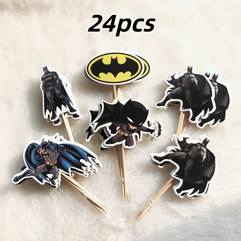 Image of Gift For Her/him Multi-item Party Gift Pack 24pcs Warner Batman Series Set, 6 Designs, 4 , Perfect For Birthday And Holiday Decorations, Halloween, Christmas