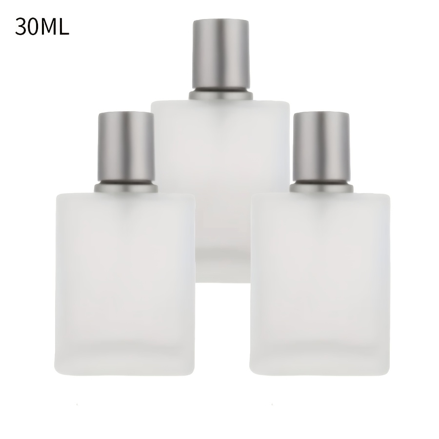 TEMU 30/50ml Empty Frosted Glass Spray Bottles Perfume Atomizer Refllable Fine Mist Spray Empty Perfume Bottles
