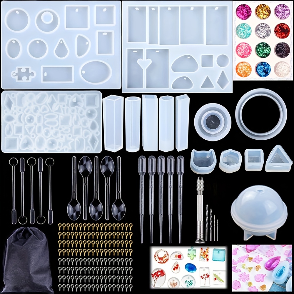 musykrafties Set di 19 Kit Stampi per Gioielli in Resina per Braccialetti e Anelli di Dimensioni Maggiori