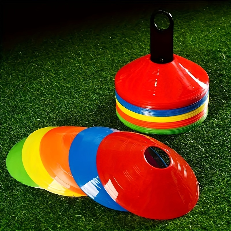 

10/20pcs Agility Training Set - Disc Cones, Perfect For Football, Soccer, And Sports Field Training