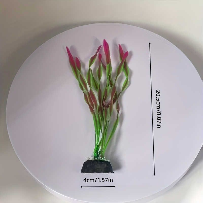 Colorful Künstliche Aquarienpflanze – Plastikpflanze Für Aquarien, Rosa, Umweltfreundlich – Ideale Deko Für Süß- Und Meerwasserbecken