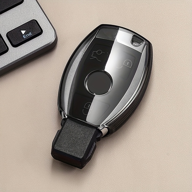 The Full-cover Protective Case For Car Keys Is Suitable For Mercedes-benz Models A, B, C, E, S, , , , , Glc, Cls, , W204, W205, W212, W463, And W176, Featuring A Stylish And For Men And Women