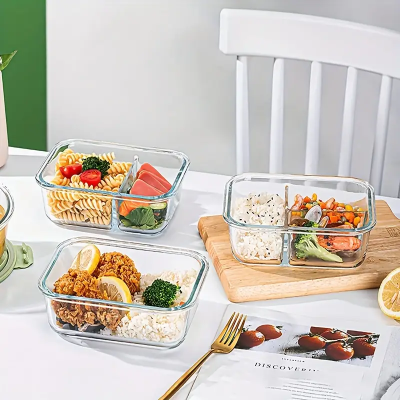 microwave freezer lunch box with silicone seal leakproof bento box for camping picnics Product details 0