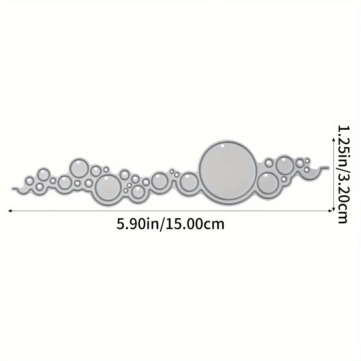 Circular Ribbon Cutting Dies And Stencils, Metal Cutting Dies For Paper Crafts, 3d Stamps, Scrapbooking, Card Creation, And Photo Die-cutting Tools And Additions