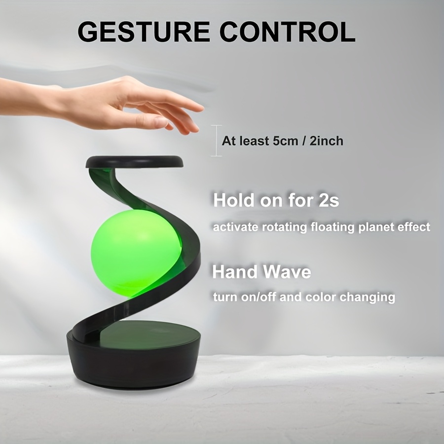 rotating motion sensor night light rechargeable bedside lamp bedroom   light Product details 2
