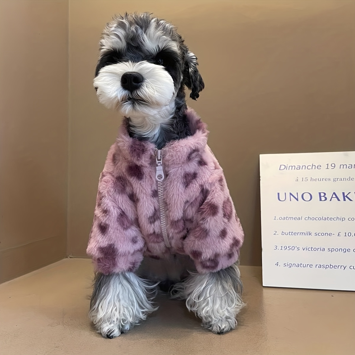 Winter Fleece Dog Outfit for Small Breeds