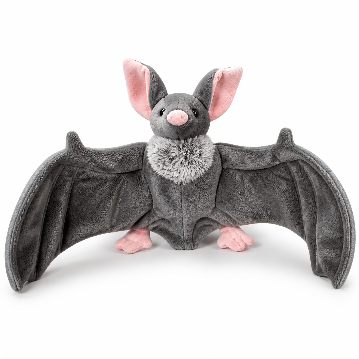 TEMU Halloween Bat Plush, 23" Grey Bat Stuffed Animal, Cute Spooky Soft Plush Toy With , Car Decor Gift For