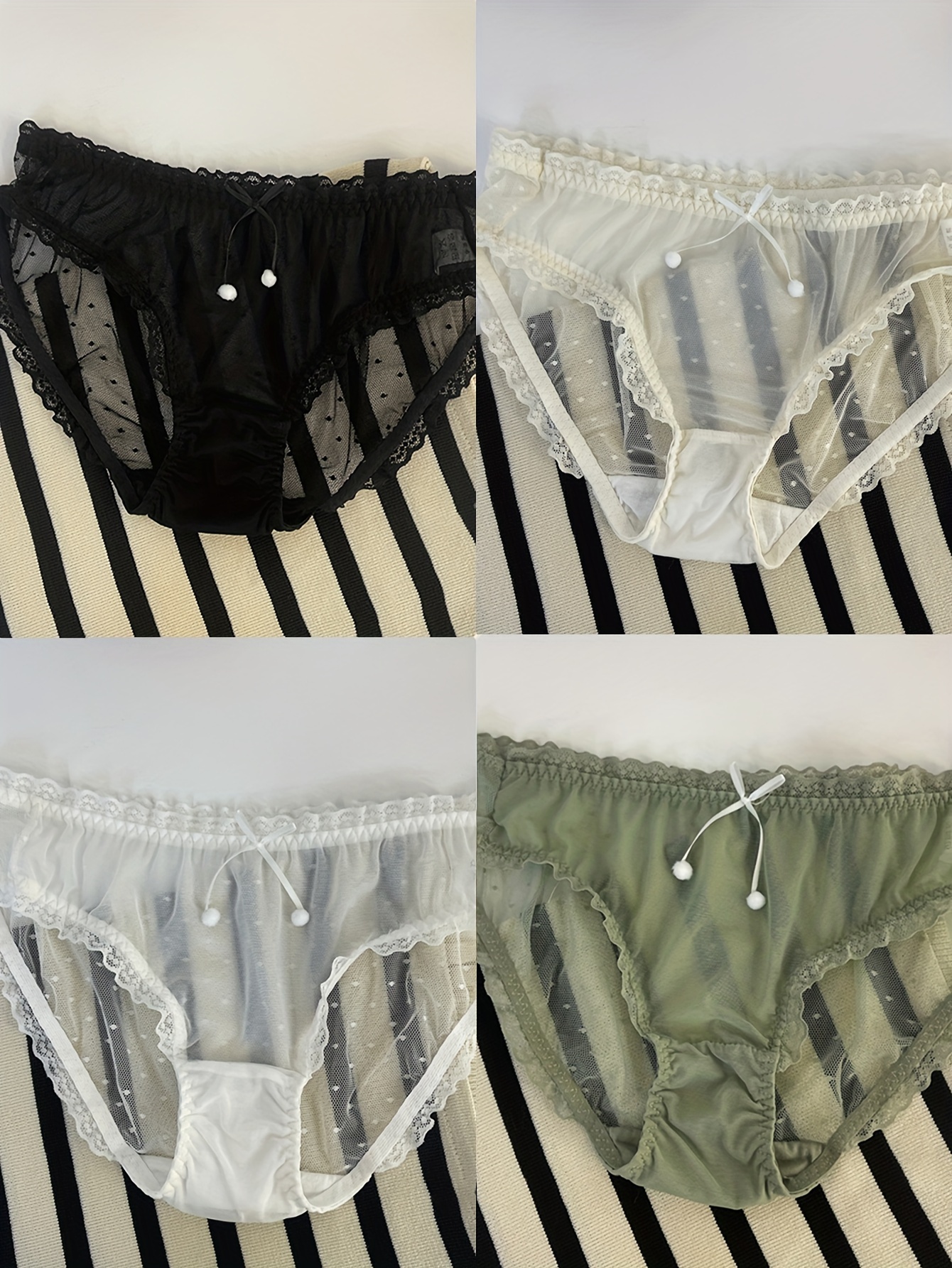 Women's Printed Low Waist Tanga Panties Lightweight - Temu Canada