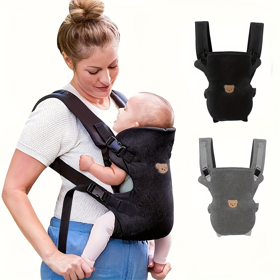 

1 Carrier For Newborns To Toddlers, Comfortable Wrap Carrier, Ergonomic Carrier With Head Support