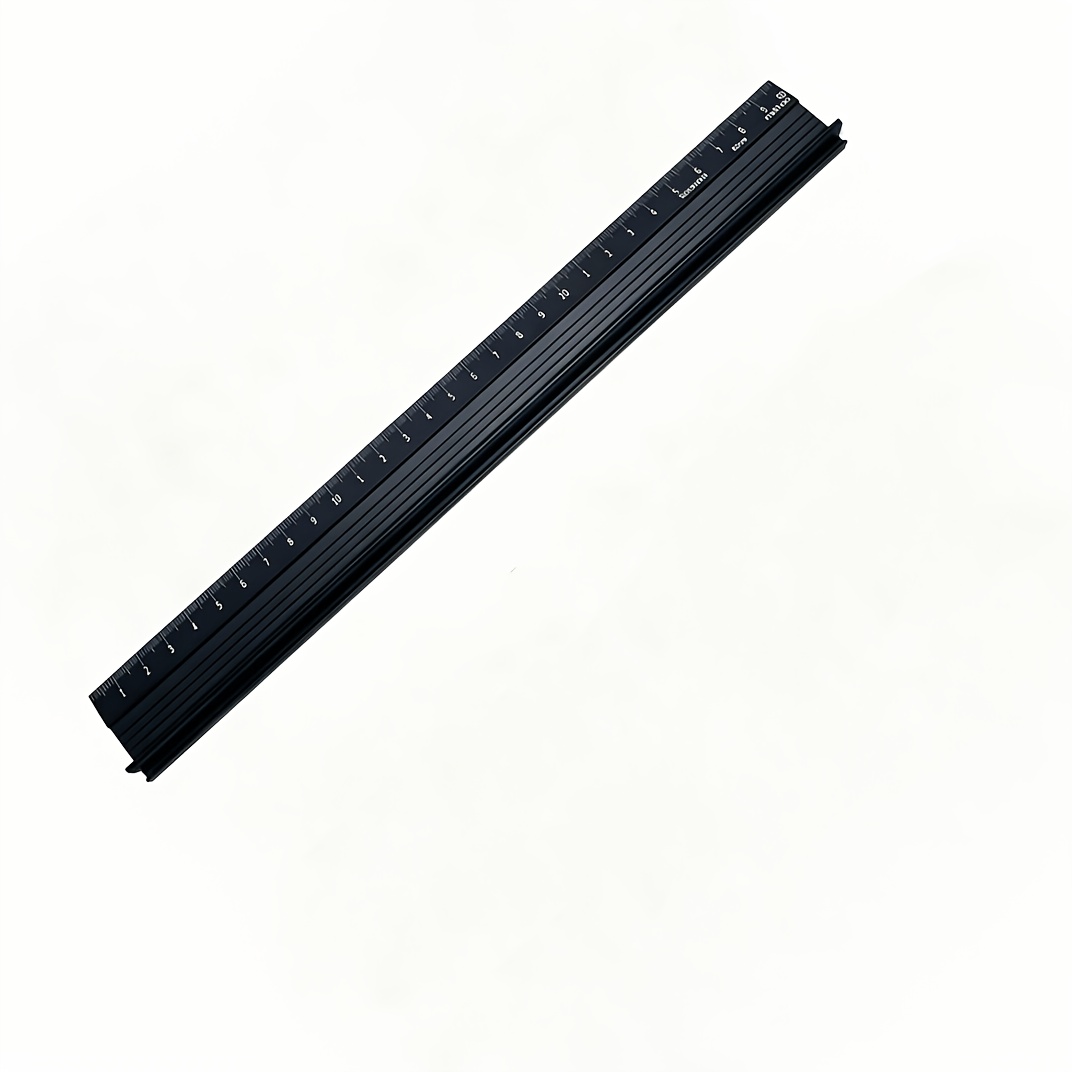 TEMU Regla de corte y tricolor para carpintero , 30 cm, con y tus manos, puede trazar líneas rectas , mide la , marcas , resistente y duradera