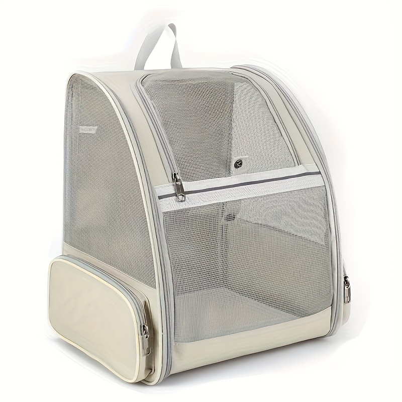 TEMU Cat And Dog Specific Pet Backpack, Pet Supplies Ventilation Design, Pet Car Supplies, Seat Belts, Support, Foldable Pet Travel, Pet Equipment