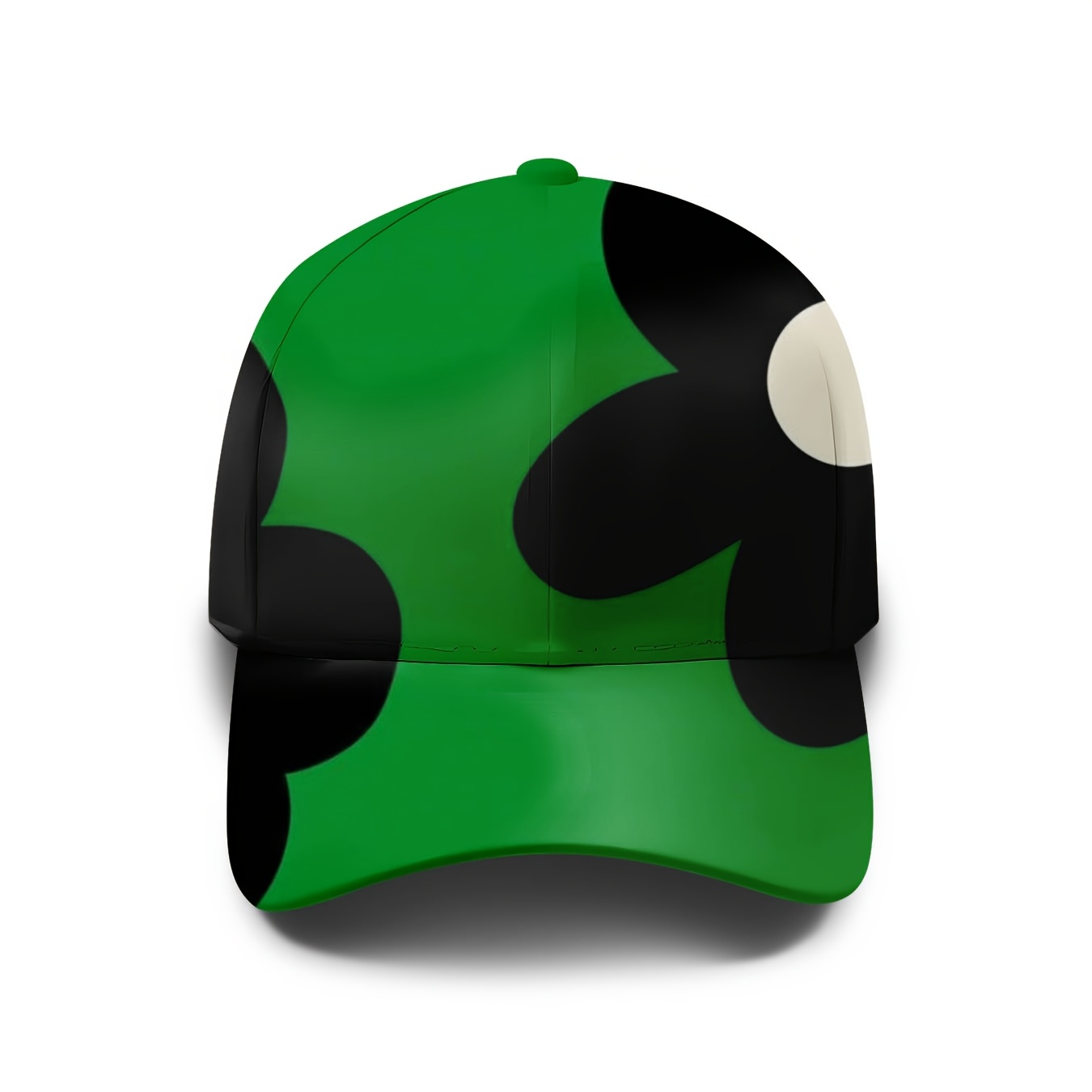 TEMU Baseball Featuring And Black Camouflage Design, In A Military Pattern. This Unisex, Adjustable Hat Is , Camping, Cycling, And Other Activities,