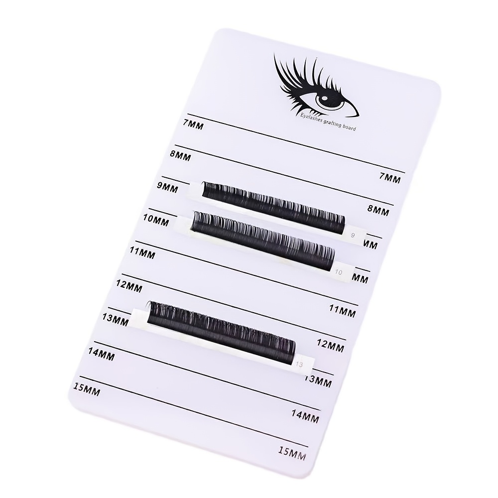 

1pc Acrylic Eyelash Extension Grafting Ruler, Low Allergy Precision Lash Application Tool, No Power Supply Needed, Battery-free Lash Extension Display Board