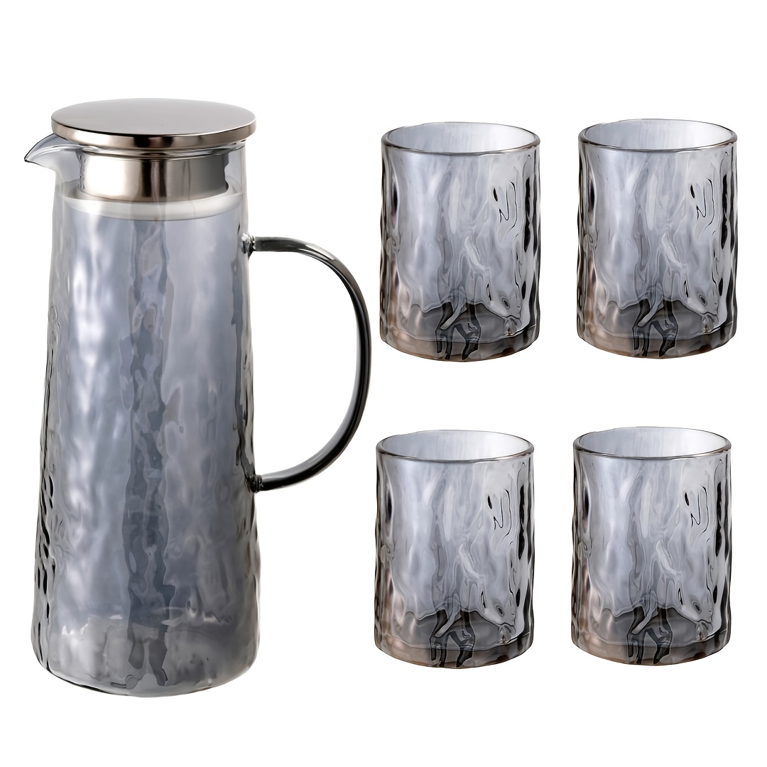 5/7 delars set glaciärmönster design borosilikatglas kopp - Temu Sweden