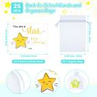 25 sets reflective star key chains bulk inspirational gift for student you are gift cards for prize student rewards motivational gifts fun accessories reflective design durable keychain quality material bulk keychains keychain set