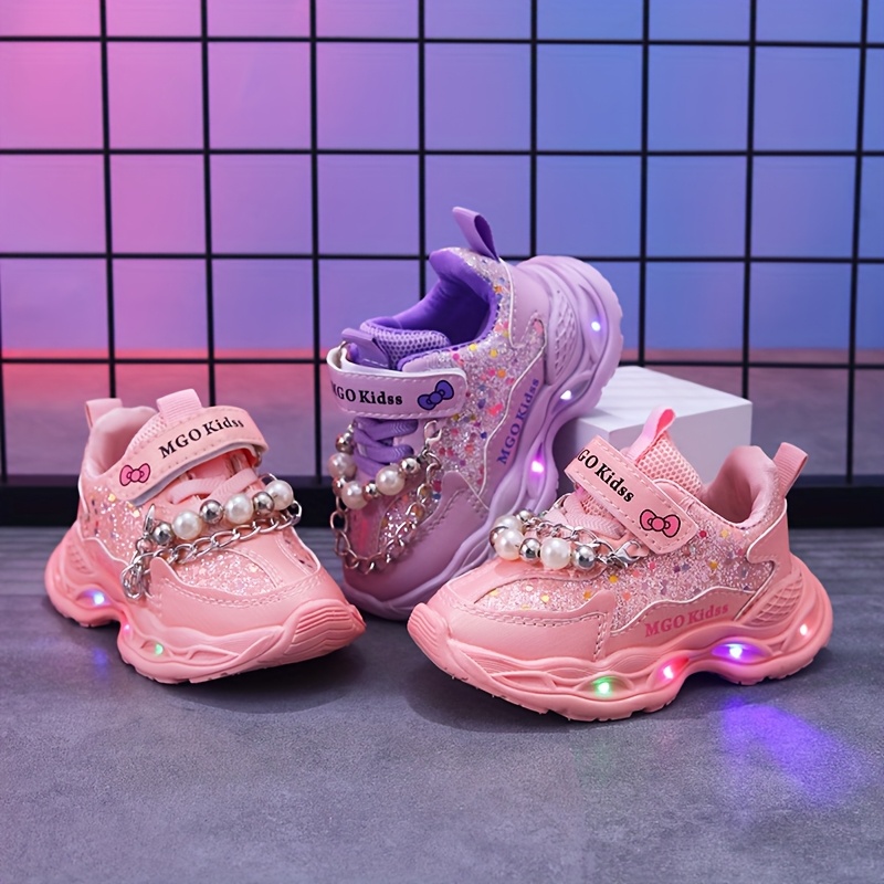 Prinzessin High Heels Für Mädchen - Glitzer Sandalen Mit Absatz Tanzschuhe