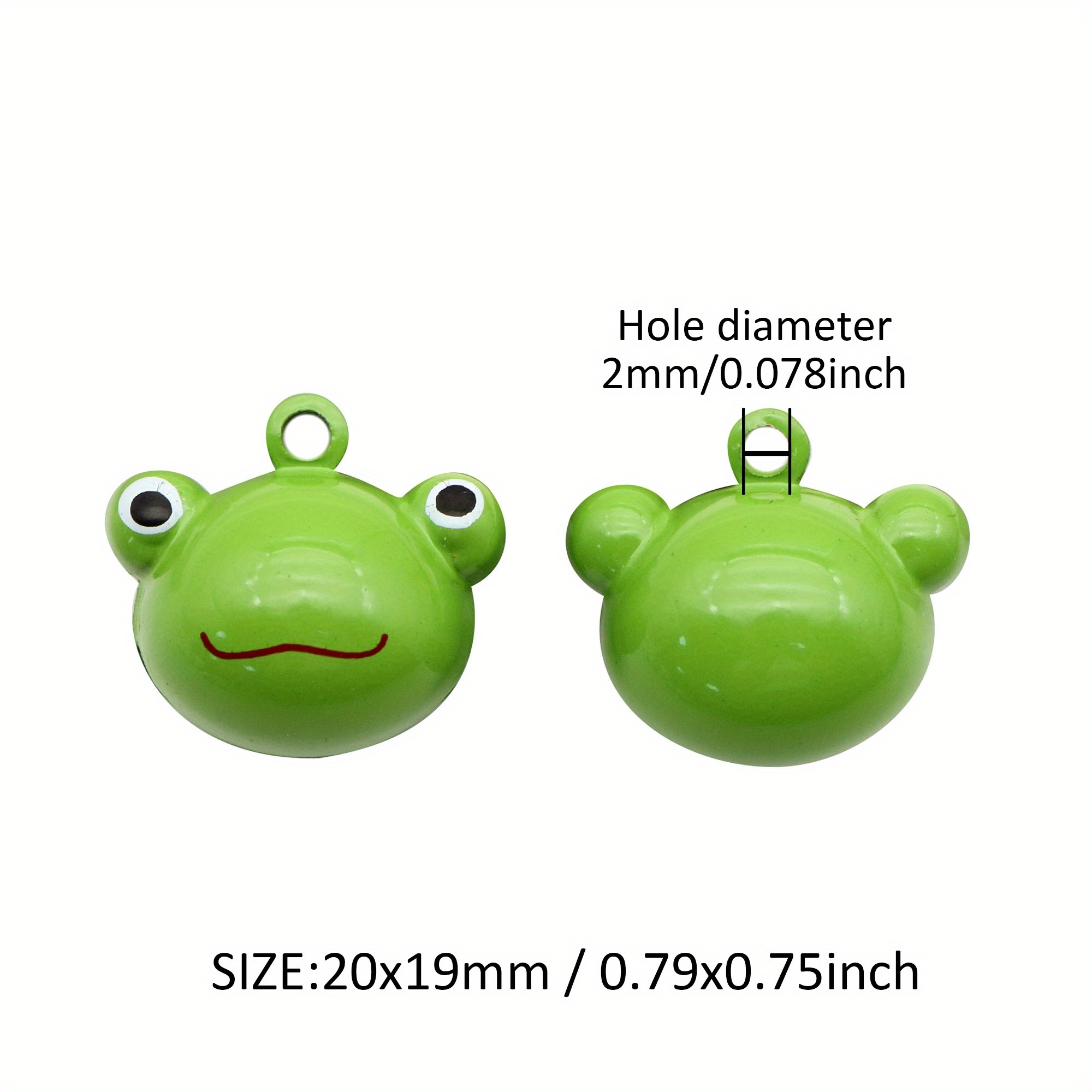 TEMU 1pc Frog Animals Bell Accessory Suitable For Christmas, Bells For Home And Pet Decoration, Christmas Party Gift,christmas Tree, Christmas Gift