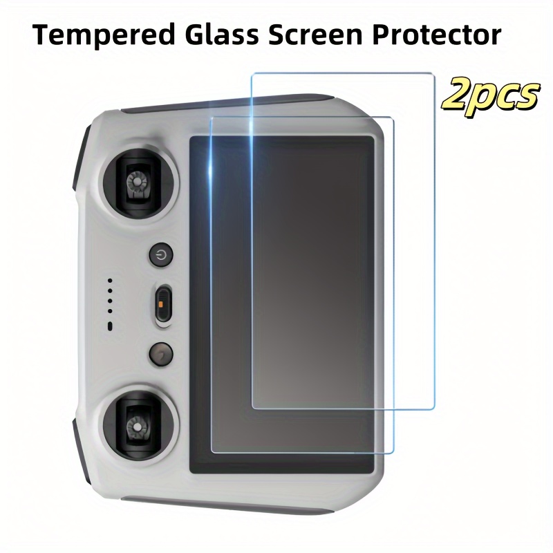 

2pcs 9h Hardness Tempered Glass Screen Protector For 4 Pro/air 3/ 3 Pro/mini 3//air 2s Rc/rc 2 , , -resistant Display Guard