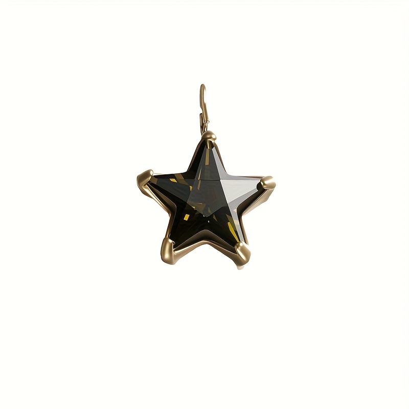 Star and Heart-Shaped Colorful Zirconia Pendant
