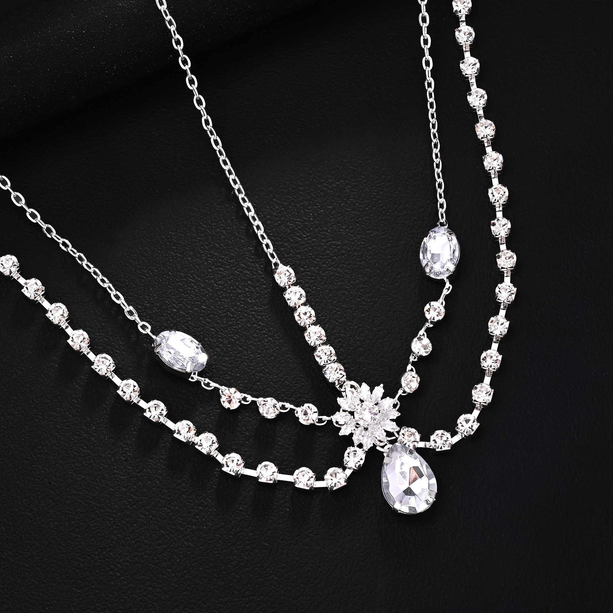 Water Drop Forehead Chain Women's Rhinestone Hair Chain