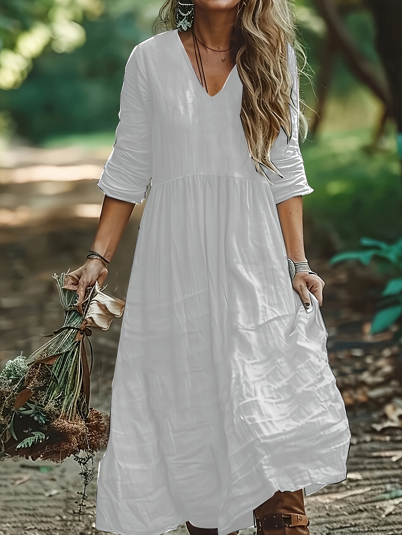 boho dresses sold on Temu United States