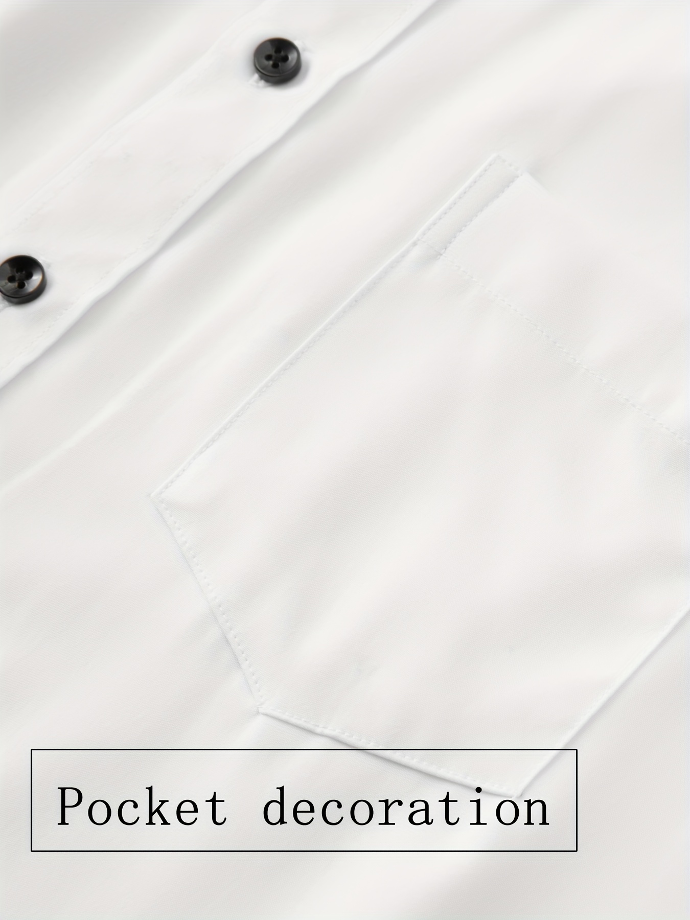 Camisa Formal Juvenil para Adolescentes, Manga Larga, Cómoda y Transpirable, Camisa Abotonada, Talla Regular, Largo Extendido, Adecuada para Ocasiones Formales, Camisa Elástica para Estudiantes, Para Adolescentes