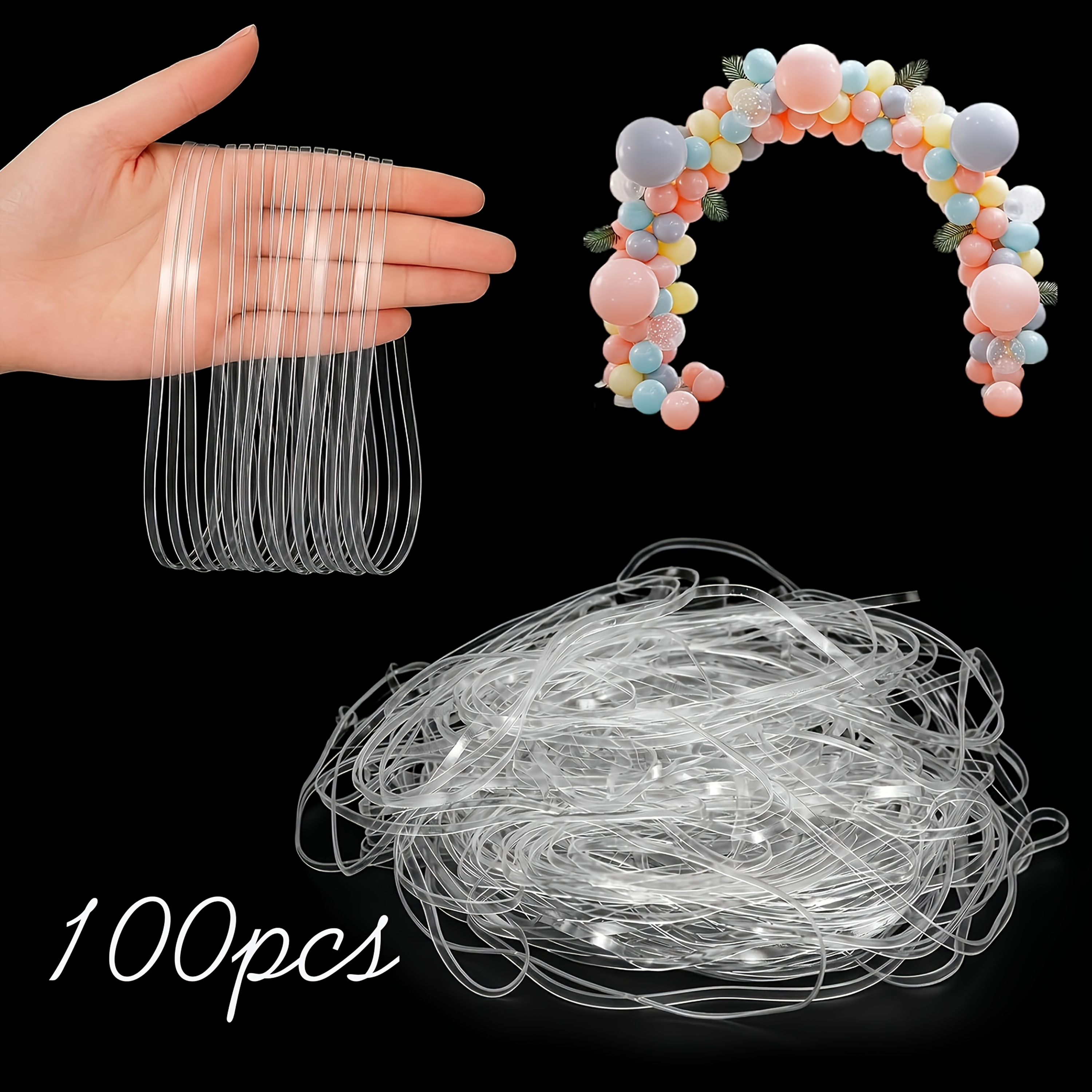 rubber bands for balloon arches large rubber bands for balloon garlands balloon additions   durable not prone to   for arch frames and garland wall decorations suitable for decorations during festivals and celebrations