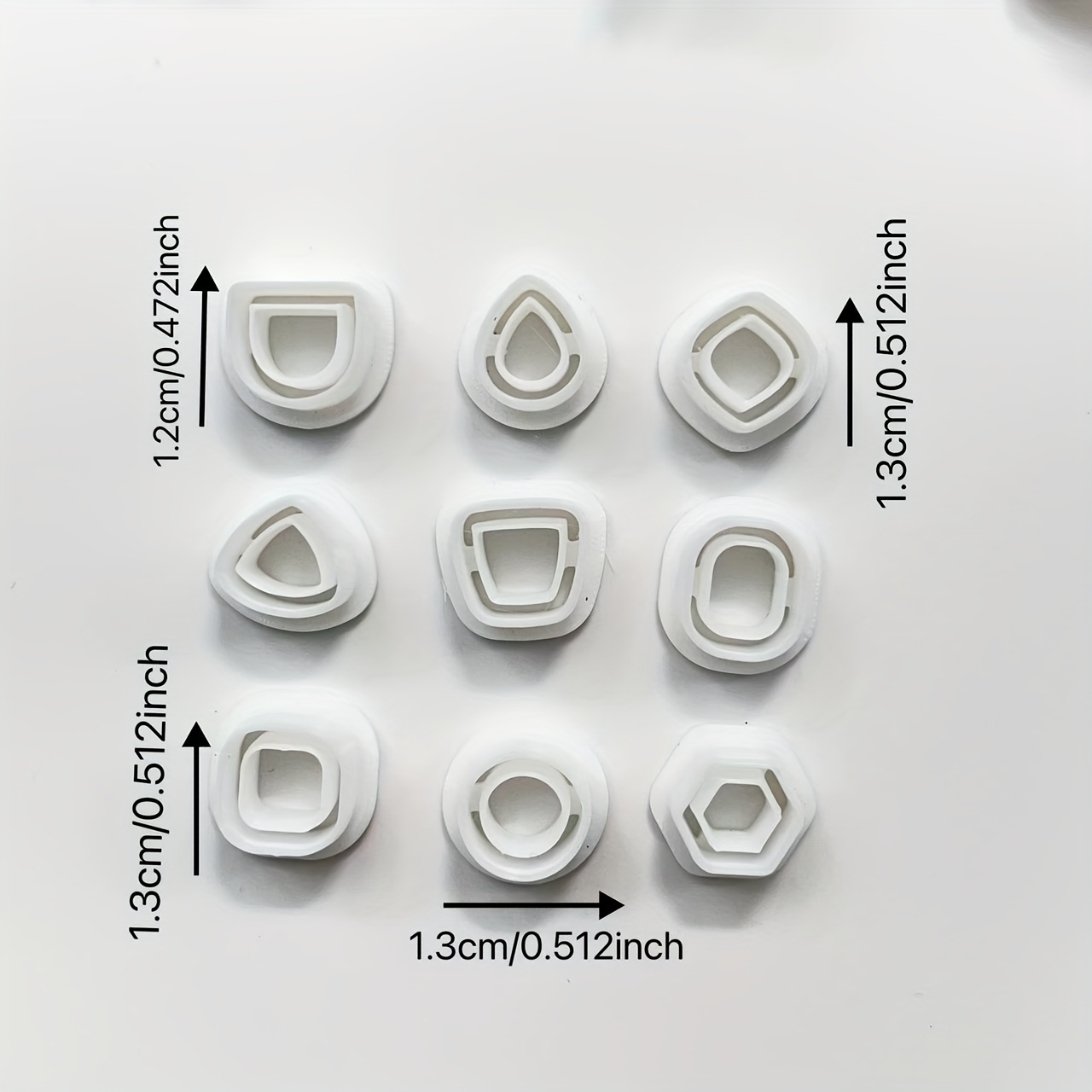 Maak zelf polymeerklei marble oorbellen