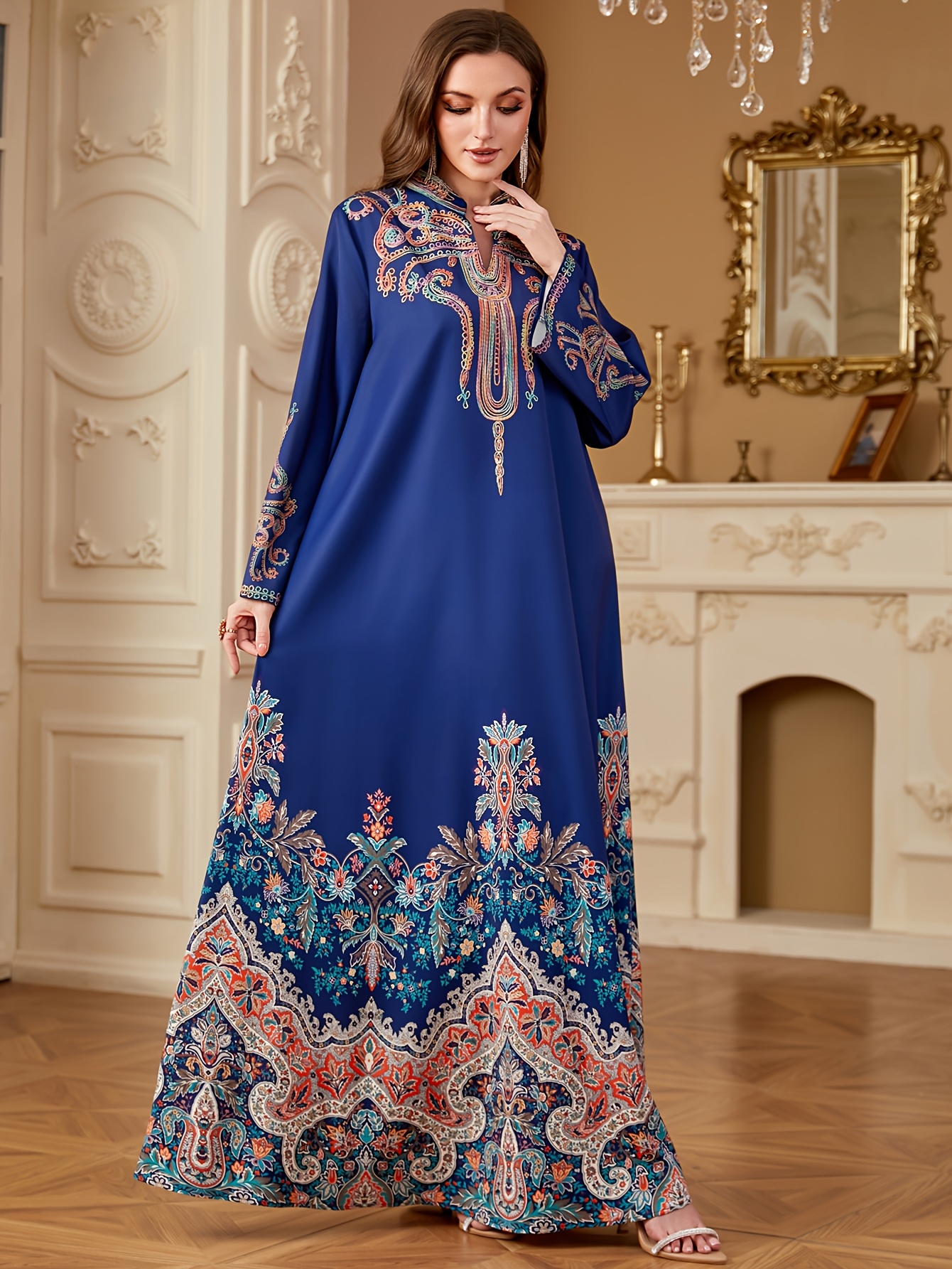 green emerald velvet dress Ethnic | Rozana Collection 25 | Embroidered Dress 09A main image 1