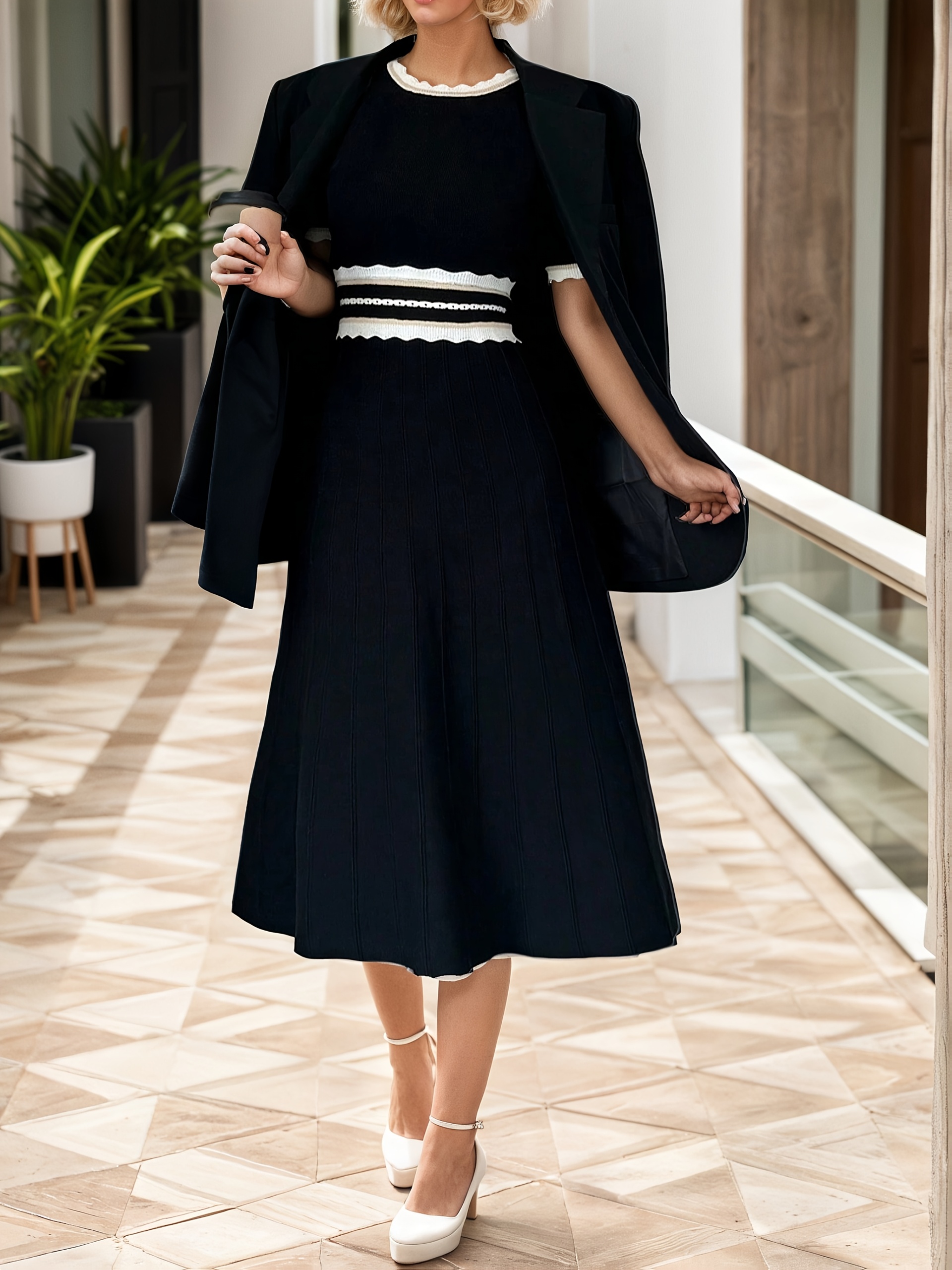 is a sweater dress semi formal Carrer Sweater Midi Dress