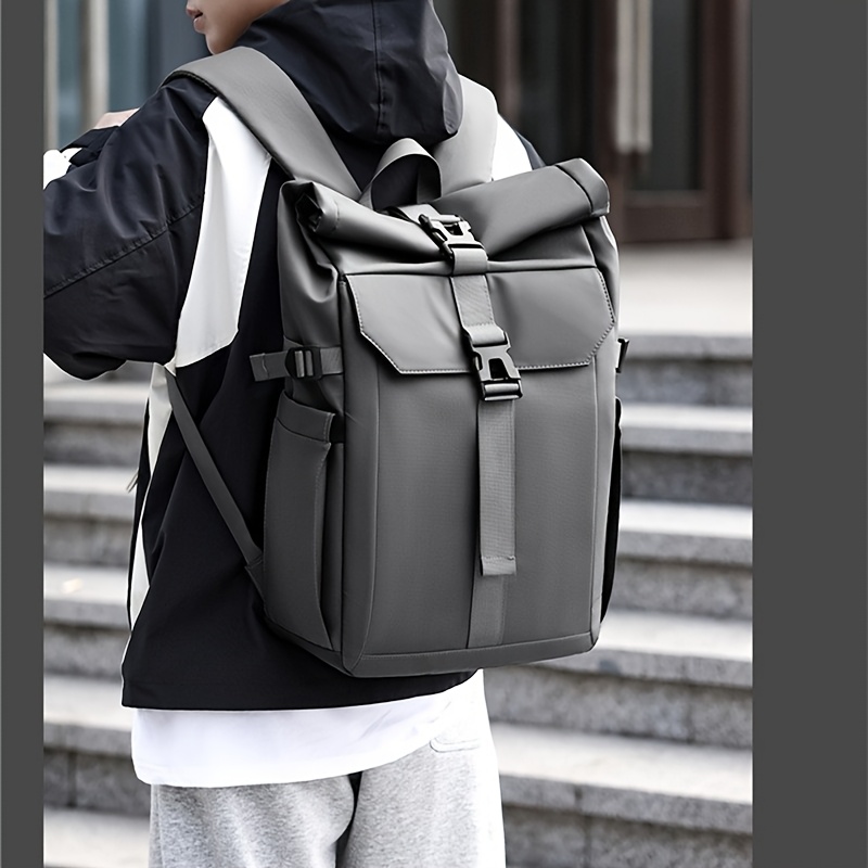 Computer Backpack for Male Students, Business Casual Large Capacity Lightweight Schoolbag Stylish Travel Pack