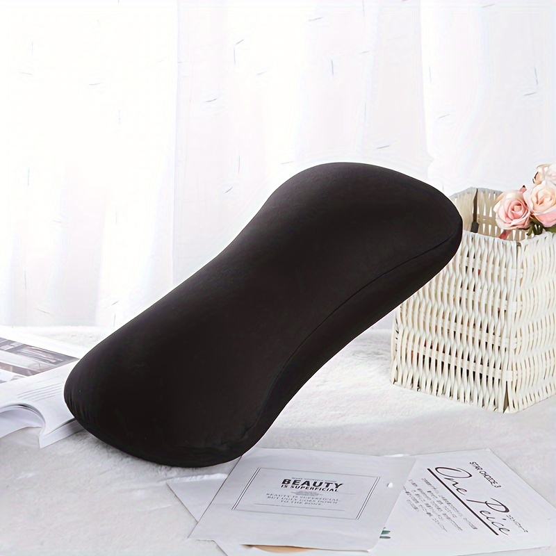 Image of Microbead Neck Pillows Bone Headrest Cushion Comfortable Microbead Support Bolster Pillow For Adults Back Sleeping Home Sofa Bed Travel