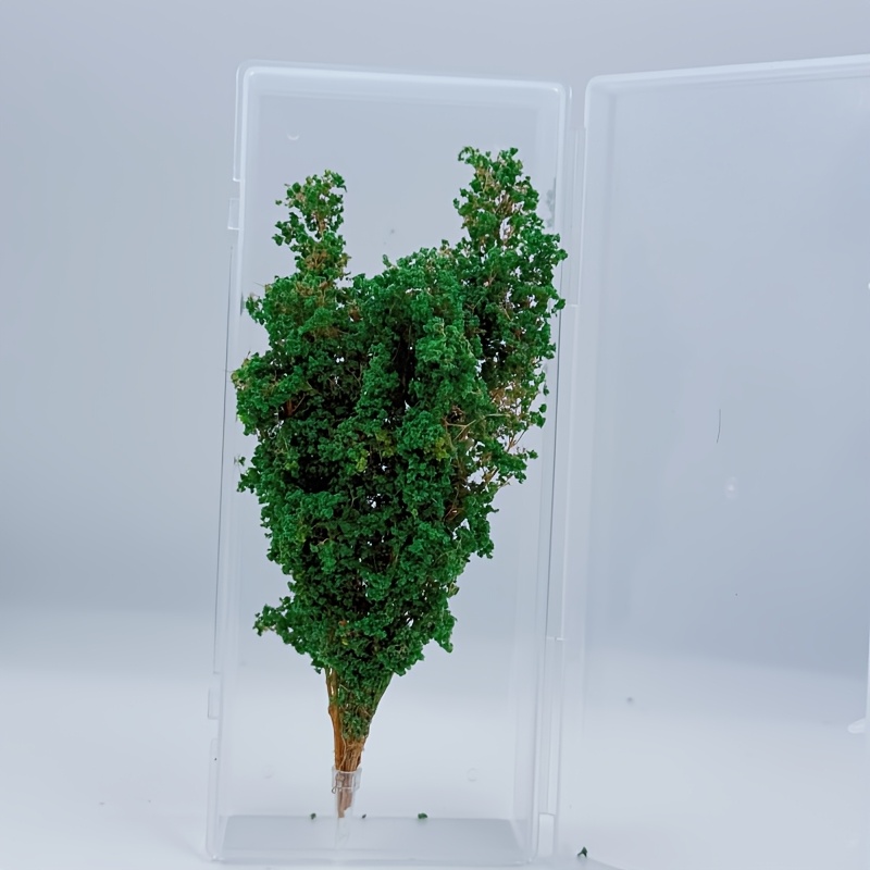 Image of Realistic Pure Handmade Tree ( Optional), Sand Table Simulation Tree (with Sturdy Box), Suitable For Miniature Scenes, E.g., Racing Track, Fairy Garden, Making It More Realistic And Fun