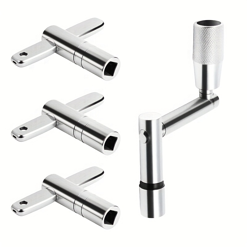 TEMU Drum Key Set 4  3 Standard Tuning Keys  1 Tuning Key Universal Drum Tuner Kit Suitable For All Drummers
