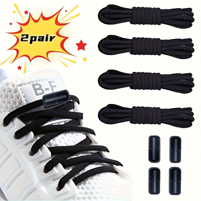Of No-tie Elastic Shoelaces - Suitable For Sneakers, Adults And Seniors, Fits All