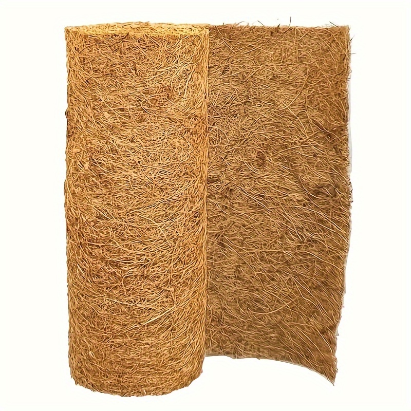 

1 Roll, Natural Coir Liner Roll, Coconut Husk Fiber, 12"x80" For Planting Basket Garden Decor, Animal Pet Bedding Padding, Sustainable Material