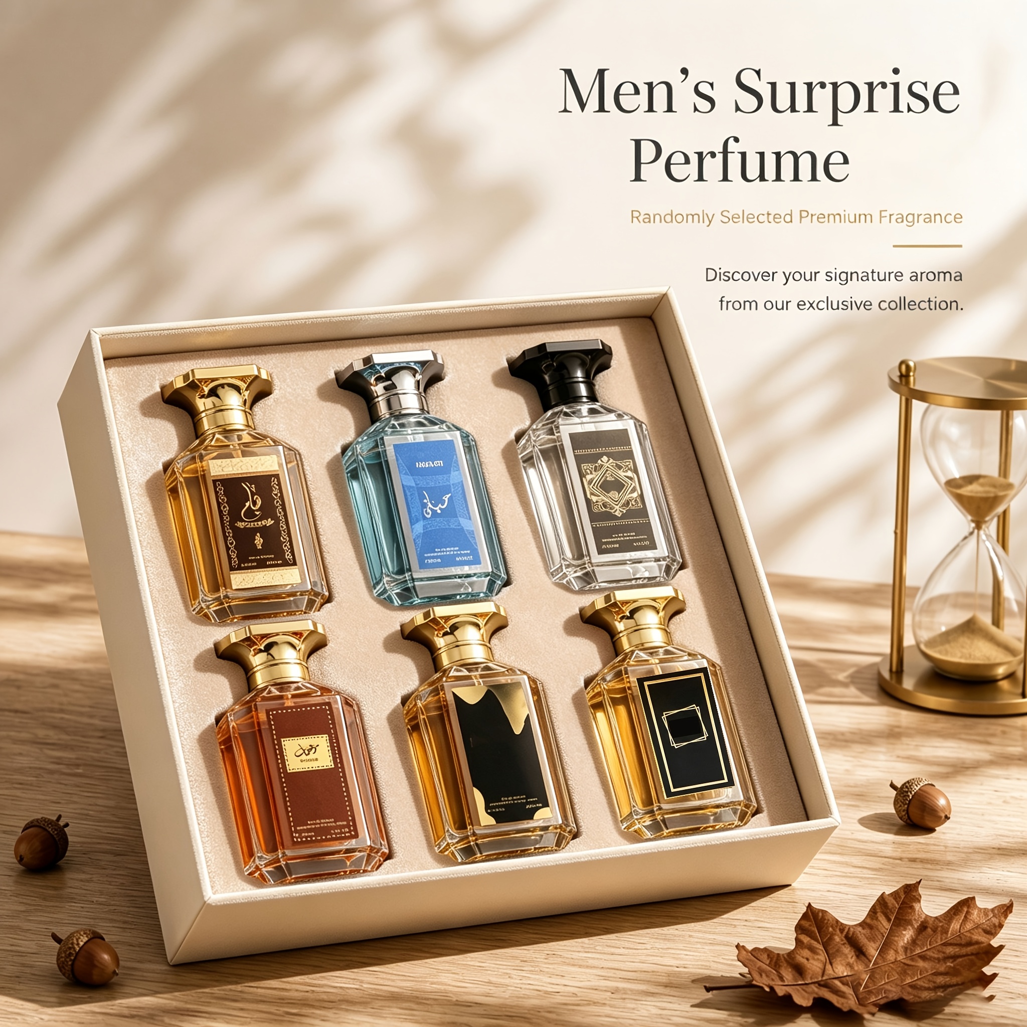 Image of Men's Mystical Fragrance | Random Shipment Of 6 Scents | Premium Eau De Parfum | Fine Mist Spray | Versatile For Daily Wear And Gifting | Sophisticated Collection For
