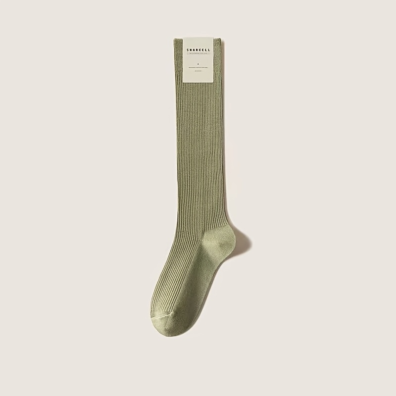 E-shop 1 Paar Damen Overknee-Socken mit Seitenstreifen – Ganzjahres-Strumpfhosen, Maschinenwaschbar, Vielseitig für Jeans/Kleider, Casual/Elegant –