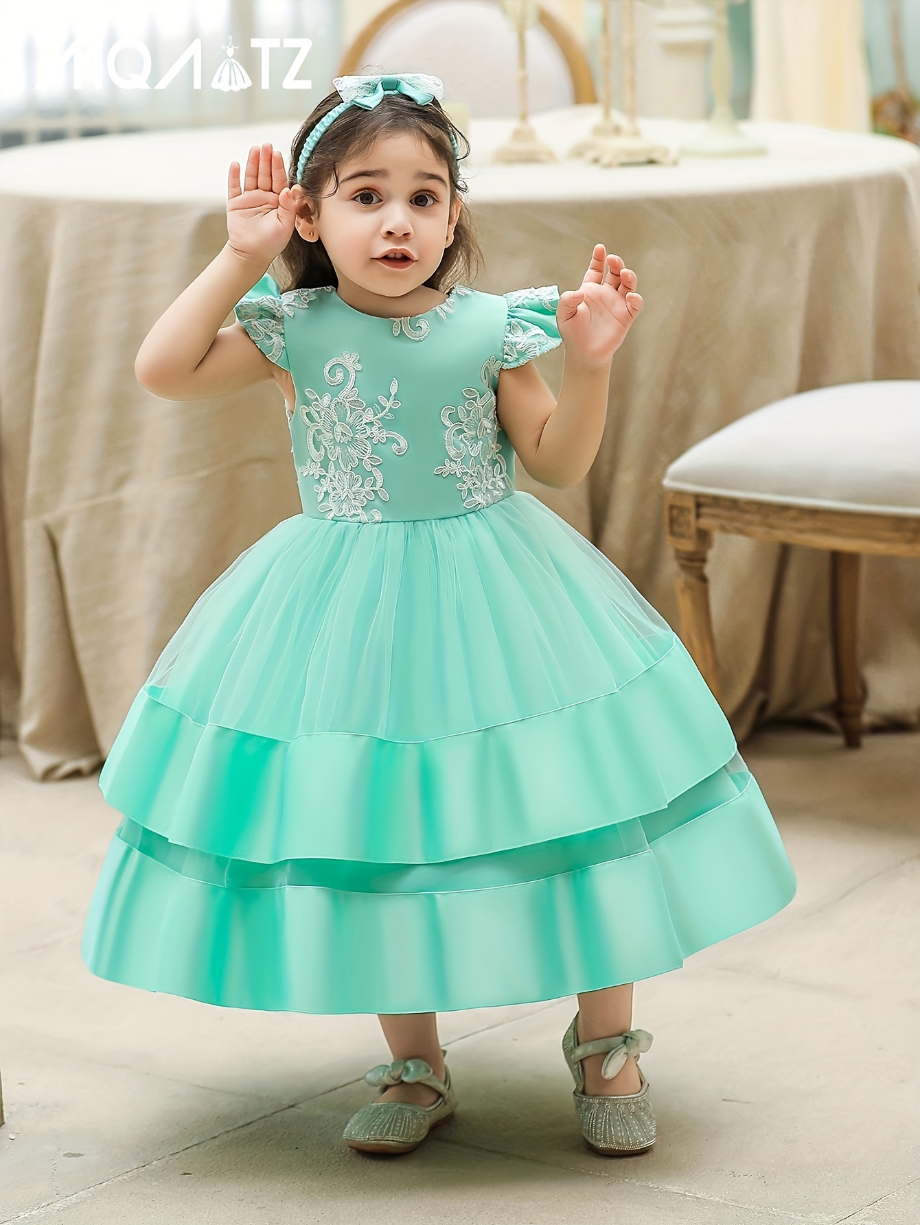 Baby girl green best sale dress