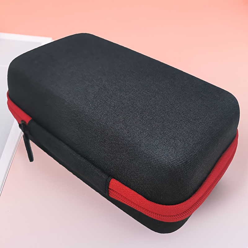 TEMU Multifunctional Storage Box, Hard Shell Storage Bag 3.5 Inch Hard , Earphone Data , Loading Box Mobile , Electronic Product Bag | Durable Eva
