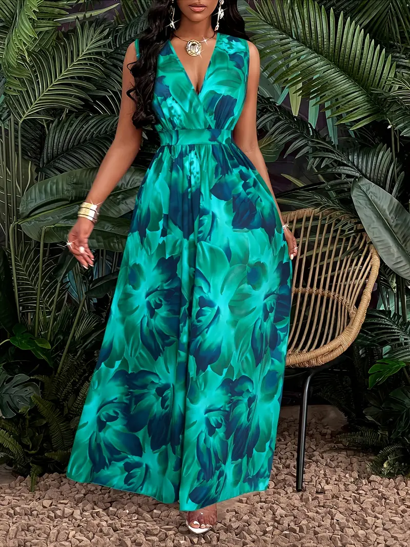 womens tropical floral maxi dress flared party formal events - Temu Chile womens tropical floral maxi dress flared party formal events - Temu Chile
