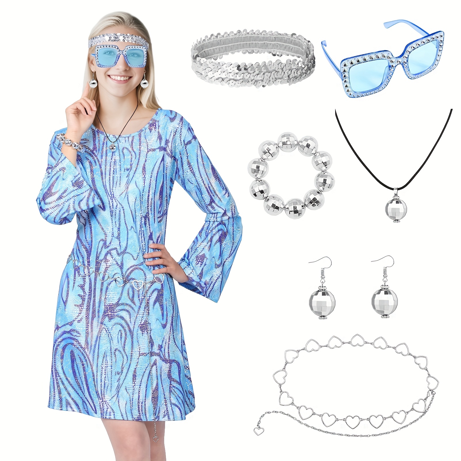 blue tshirt dress Daley Dress L