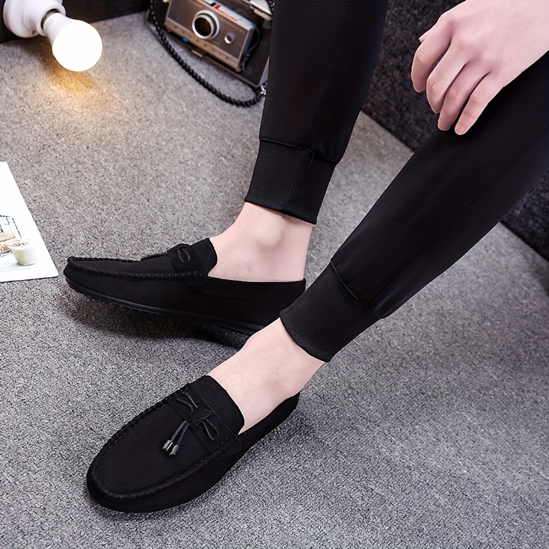 A55 Loafer Style Casual Shoes with Fabric Upper, Unisex, Casual Sneakers  for Formal Shoes, Comfy Loafer Shoes for Shoe for Flat Shoes for