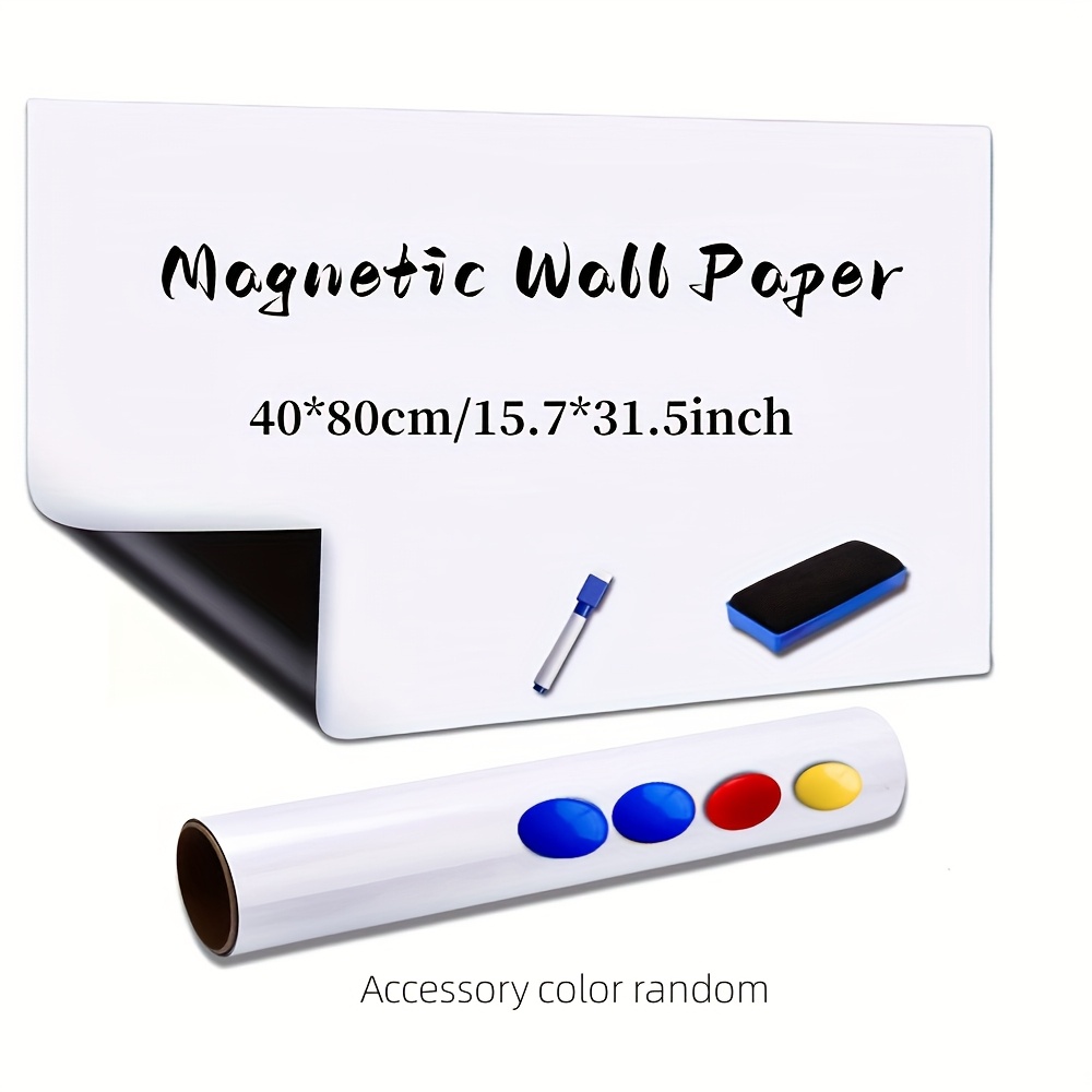 E-shop Magnetische trocken abwischbare Whiteboard-Tafel – DIY selbstklebend abziehbar, wandmontiert für den täglichen Gebrauch zu Hause im Büro,