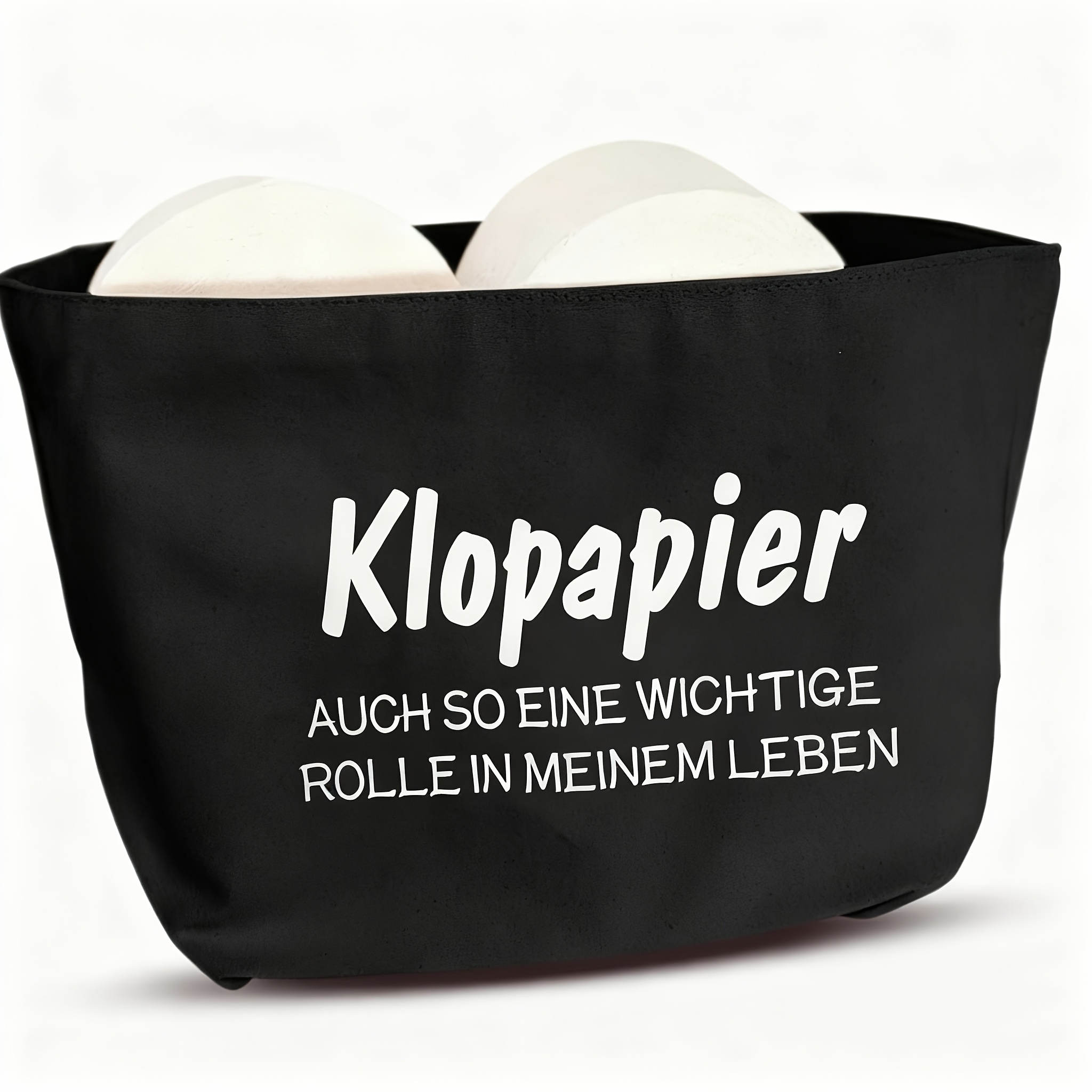 Image of Compact Toilet Paper Storage Basket - Lightweight & Space-saving Design, Durable Fabric, Easy To Carry For Home & Travel, No Installation Needed, Toilet Paper Storage Containers