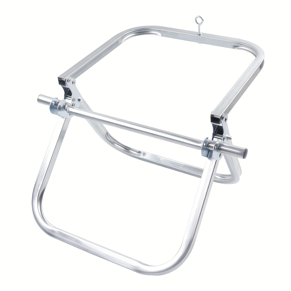 TEMU Heavy-duty Metal Cable Rack, Foldable Coil Holder With Adjustable Tension Control - Suitable For Fiber Optic And , Fiber Optic, Network, Cable