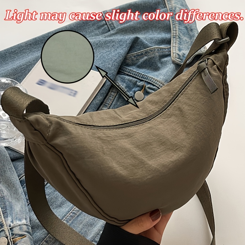 TEMU Women's Lightweight Belt Bag With Adjustable Strap & Zipper Closure - Nylon Belt Bag Suitable For Daily , Shopping, Parties - (,,,, Burgundy,,)