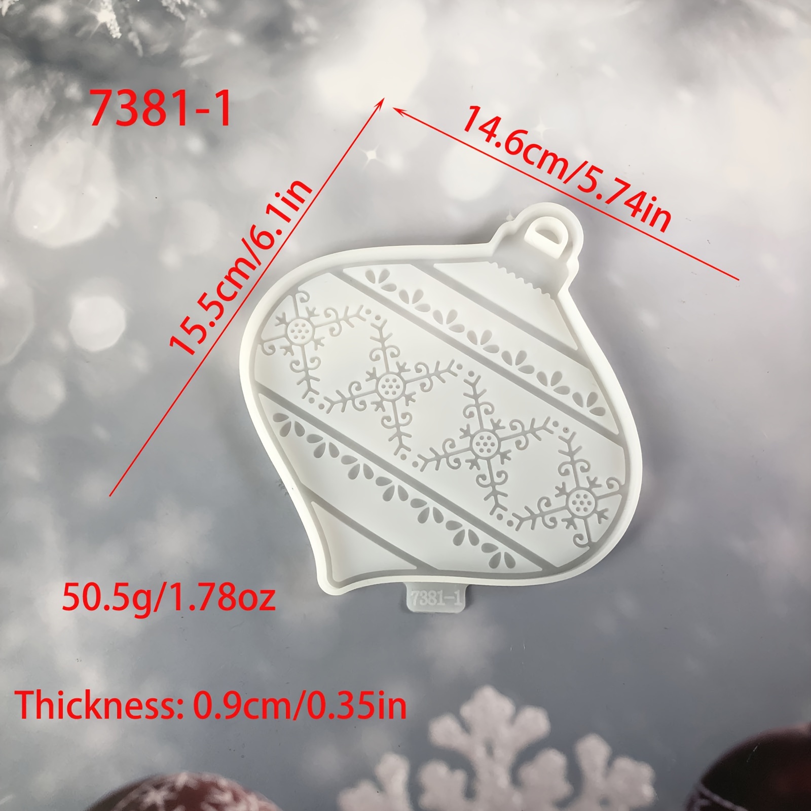 Silicone Molds For Christmas Bulb Ornaments, And Plaster Molds For Decorating Christmas Trees