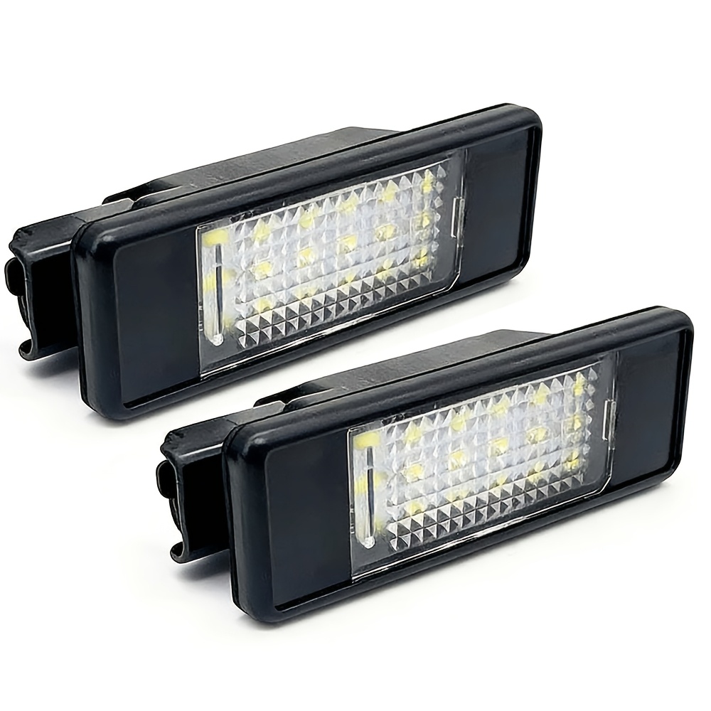TEMU 2pcs License Number Plate Light For 1007 207 307 308 3008 406 407 607 For C2 C3 C4 C5 C6 C8 Berlingo License Plate Lamp Canbus