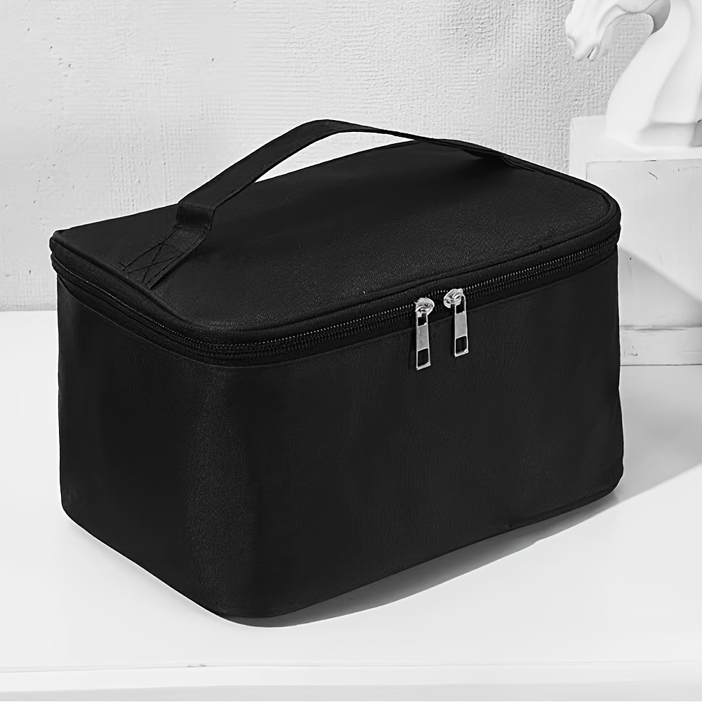 Travel Portable Makeup Bag, Large Capacity Storage Pouch, Durable Multi-functional Toiletry Bag With Handle, Simple Cosmetic Organizer